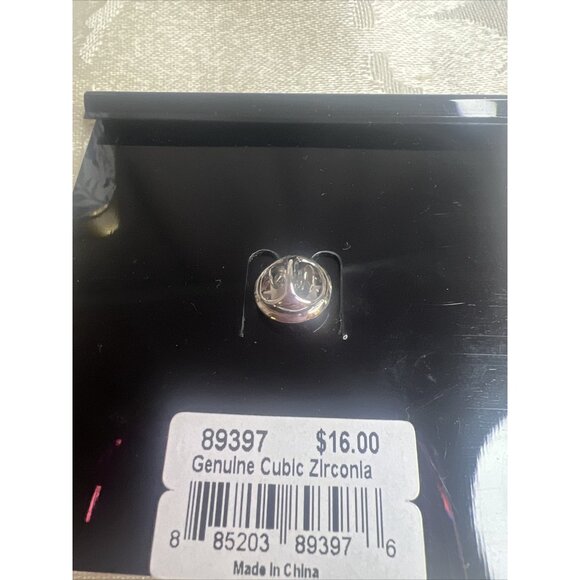 NWT Cookie Lee Pin Cute Angel with Pink Cubic Zirconia Heart Shape Photo Frame - Picture 3 of 3